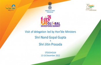 Visit of delegation led by Hon'ble Ministers Shri Nand Gopal Gupta & Shri Jitin Prasada